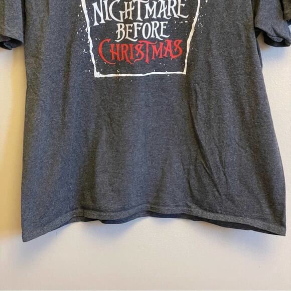 Disney XL gray short sleeve t-shirt The Nightmare Before Christmas fandom - Picture 3 of 7